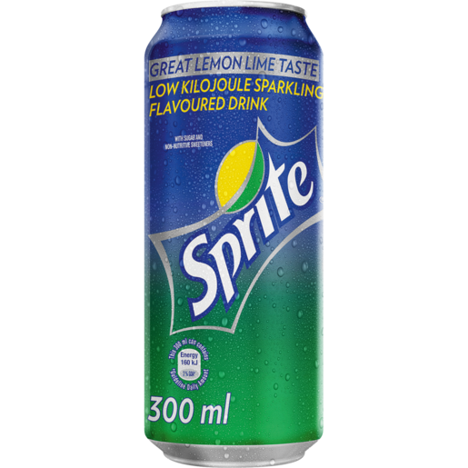 SPRITE SPARKLING LEMON FLAVOURED SOFT DRINK 300ML